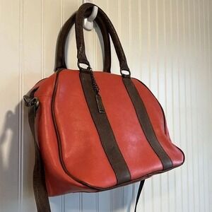 Bixi Awotan bag purse coral brown leather new without tags hand shoulder strap